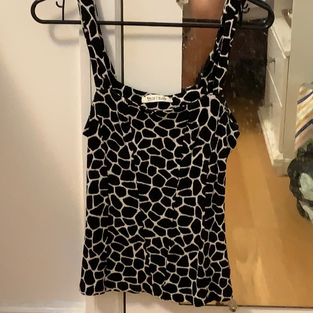 Black & white tank